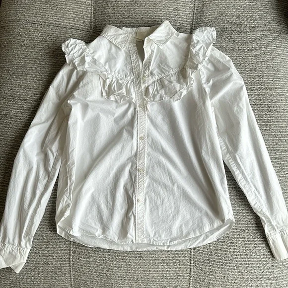 H&M white collared shirt - Picture 1 of 2